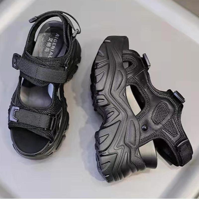 Γυναικεία Σανδάλια Πλατφόρμα Γυναικεία Παπούτσια Καλοκαιρινά Γυναικεία Σανδάλια Hook&Loop