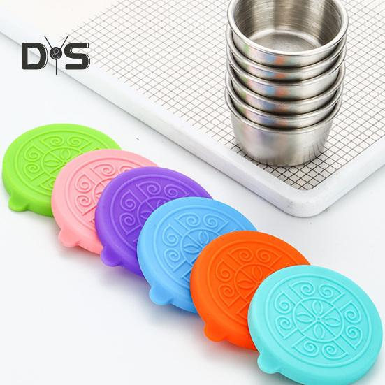 1 Set 40 ml Saucenbecher mit großem Fassungsvermögen, stapelbar, praktisch, für Camping-Abendessen, tragbar, für Salatdressing, Saucenbecher