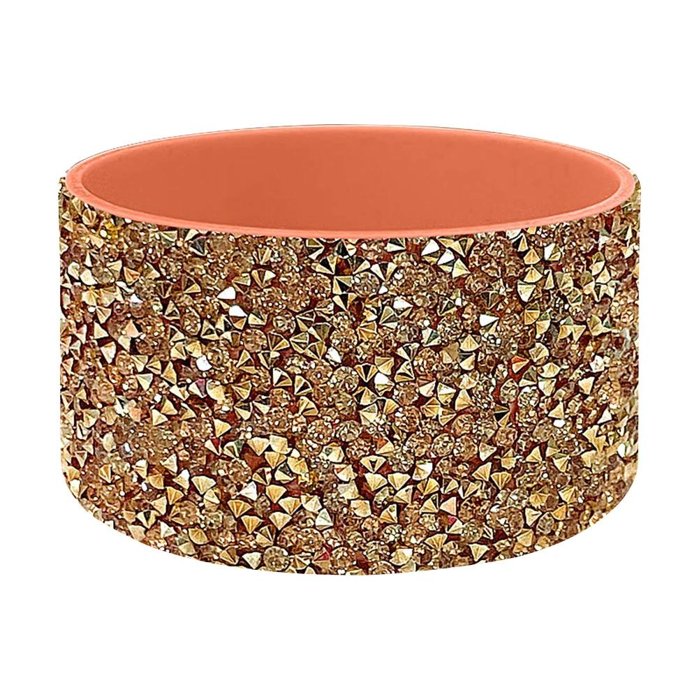 Diamond Glitter Silicone Boot Anti-Slip Water Bottle Boot Sleeve Water Bottles Bottom Sleeve for Stanley 40oz Cup Accessories