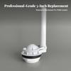 Toilet Flush Valve Compact Split Rugged for Homeowners