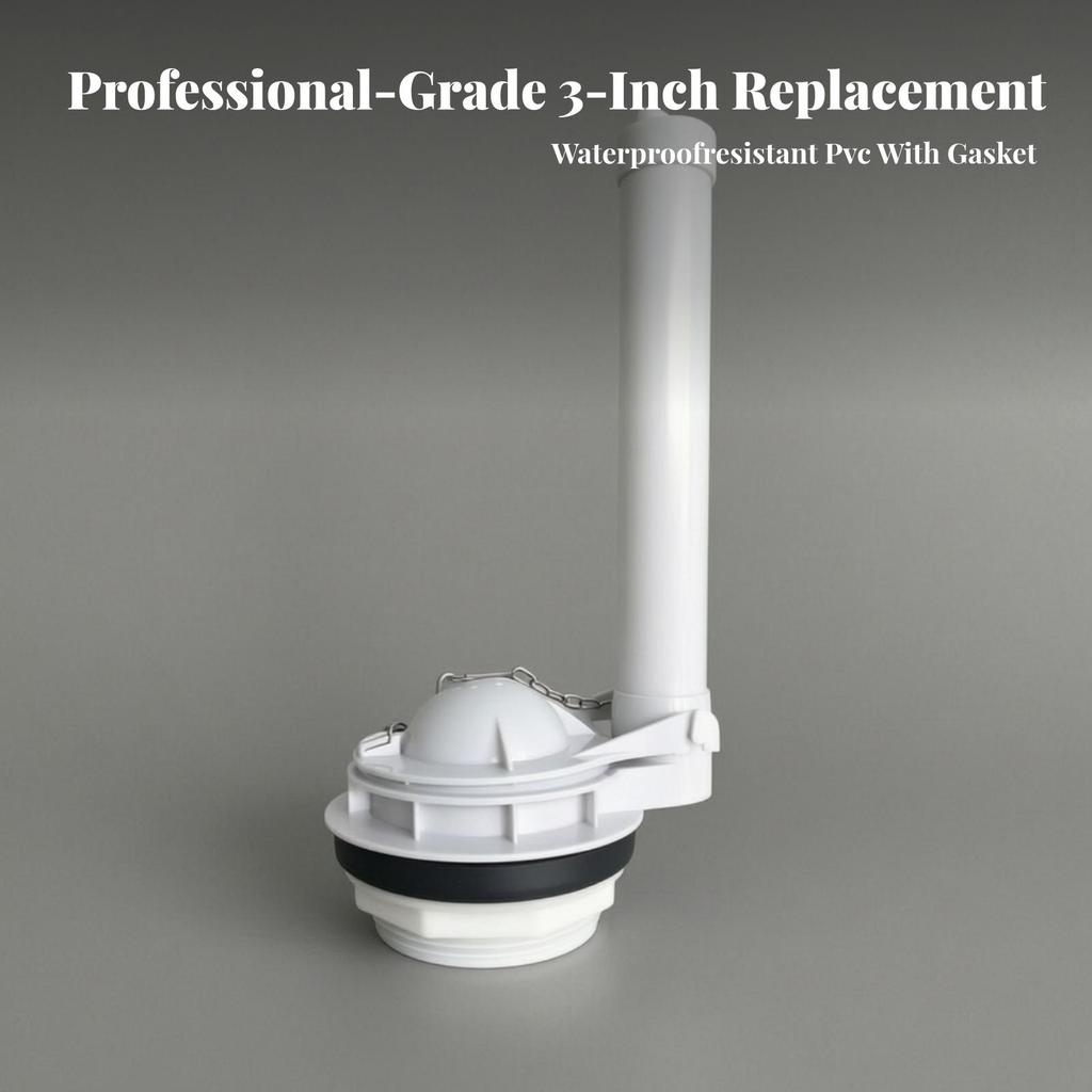 Toilet Flush Valve Compact Split Rugged for Homeowners