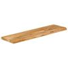 VidaXL Tabletop with Live Edge 110x30x2.5cm Solid Mango Wood 370433