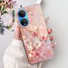 For Honor X7 2022 Case CMA-LX2 CMA-LX1 CMA-LX3 Shockproof Cover Fashion Butterfly Soft Phone Case For HonorX7 X 7 HonorX7 Bumper