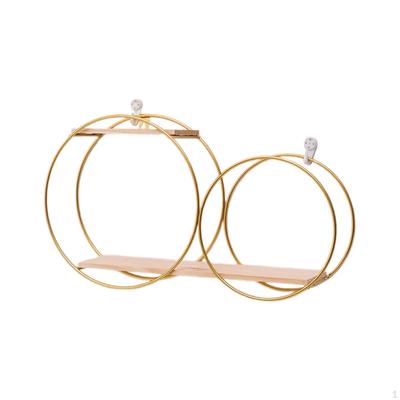 Floating Shelves for Wall, Decorative Wall Hanging Shelf Geometric Storage Wooden