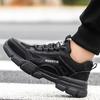 Breathable Safety Shoes Steel Toe Work Boots Lightweight Anti-Puncture Anti-smash Work Sneakers Casual Walking Shoes for Men