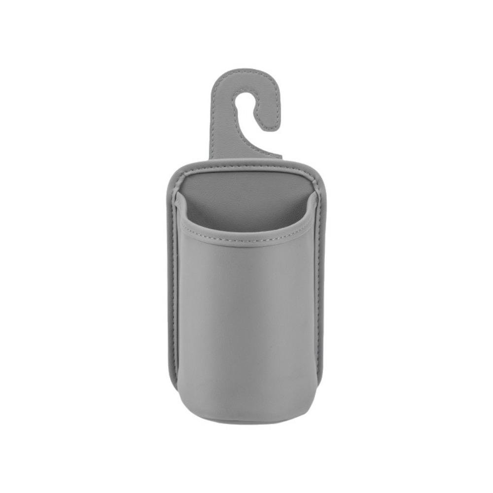 With Hook Hanging Drink Holder PU Leather Backseat Organizer Seat Back Storage Rack  Auto Interior