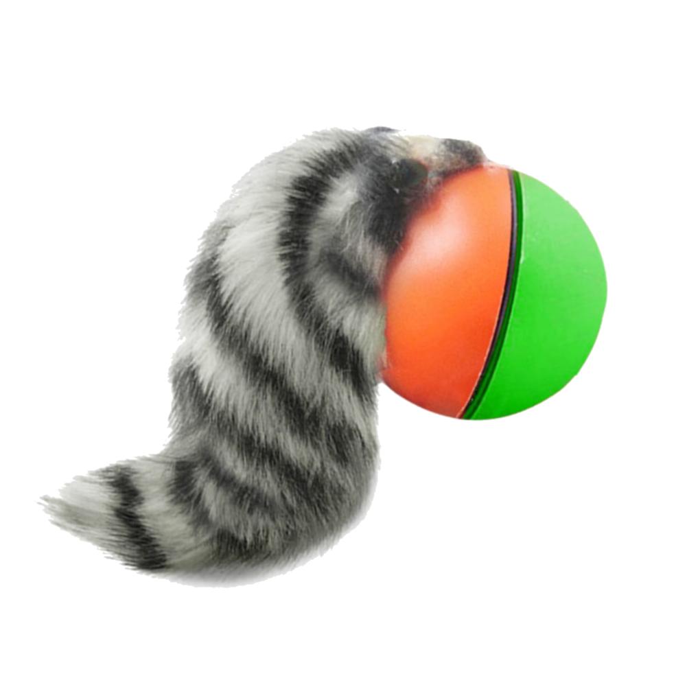 10-1pcs Pet Dog Cat Toy Electric Beaver Weasel Rolling Ball Chasing Toys Chewing Teeth Grinding Toys Claws Bite Supplies Random