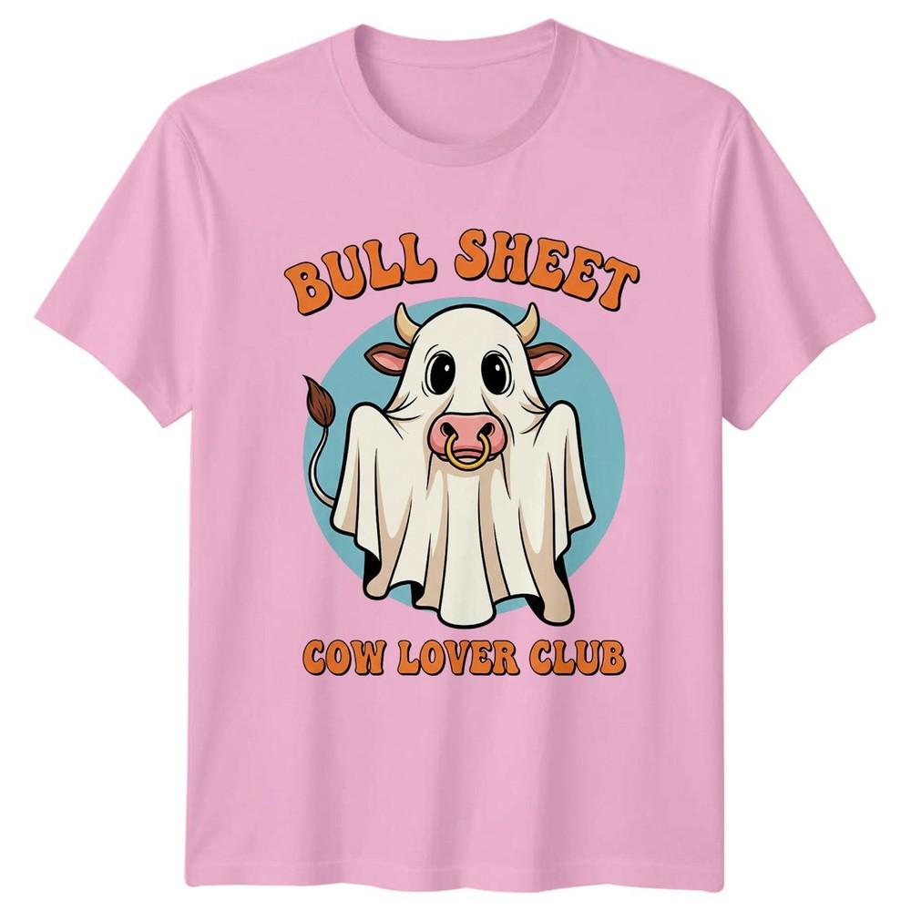 Bull Sheet Cow Lover Club TShirt Cow Lover Halloween Gift For Him And Her