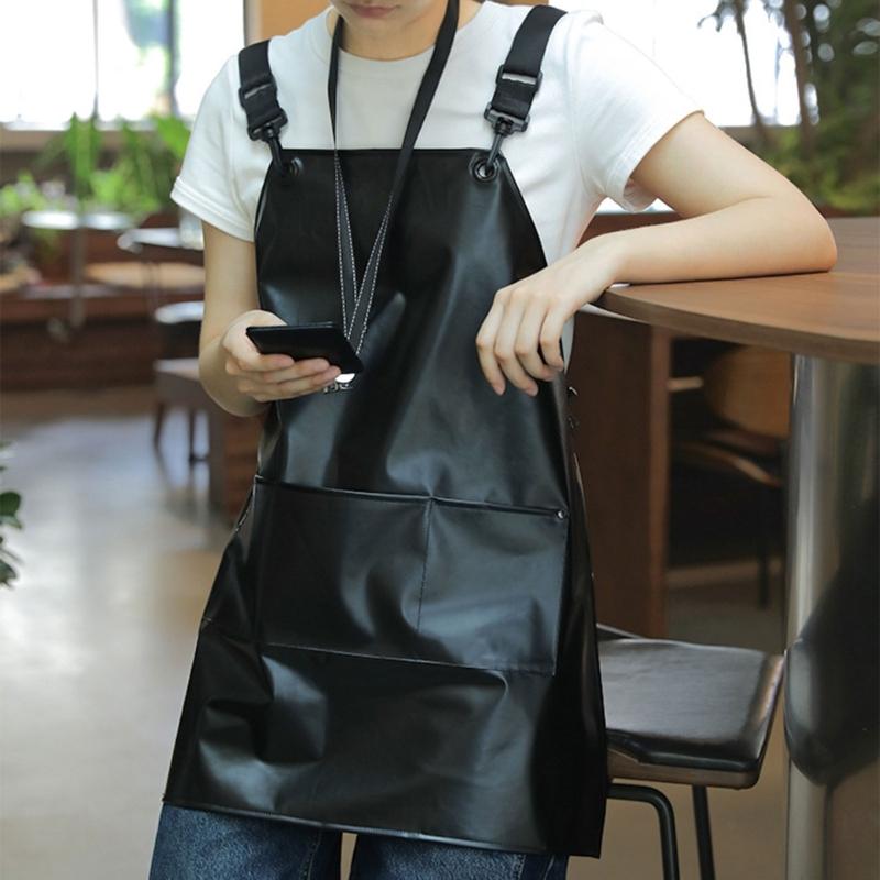 Easy To Clean TPU Kitchen Apron With Waterproof Design Pinny Protections For Chefs And Home Cooks