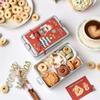Old-Fashioned Rectangular Tinplate Box With Lid High Quality Metal Storage Box Cake Packaging Box Durable With Buckle Candy Box