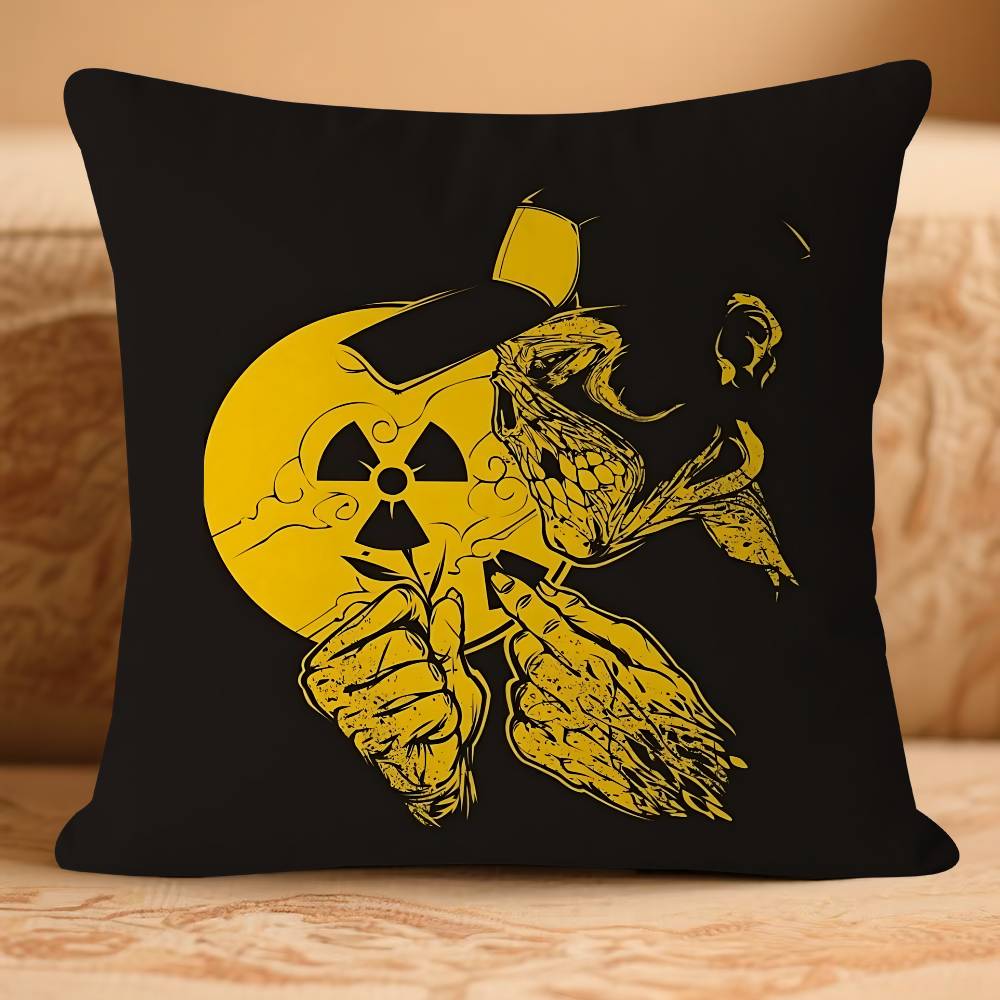 CreativeS R-Radiation Logo Pillow Case Removable Washable Cushion Cover – All-Season Soft Linen