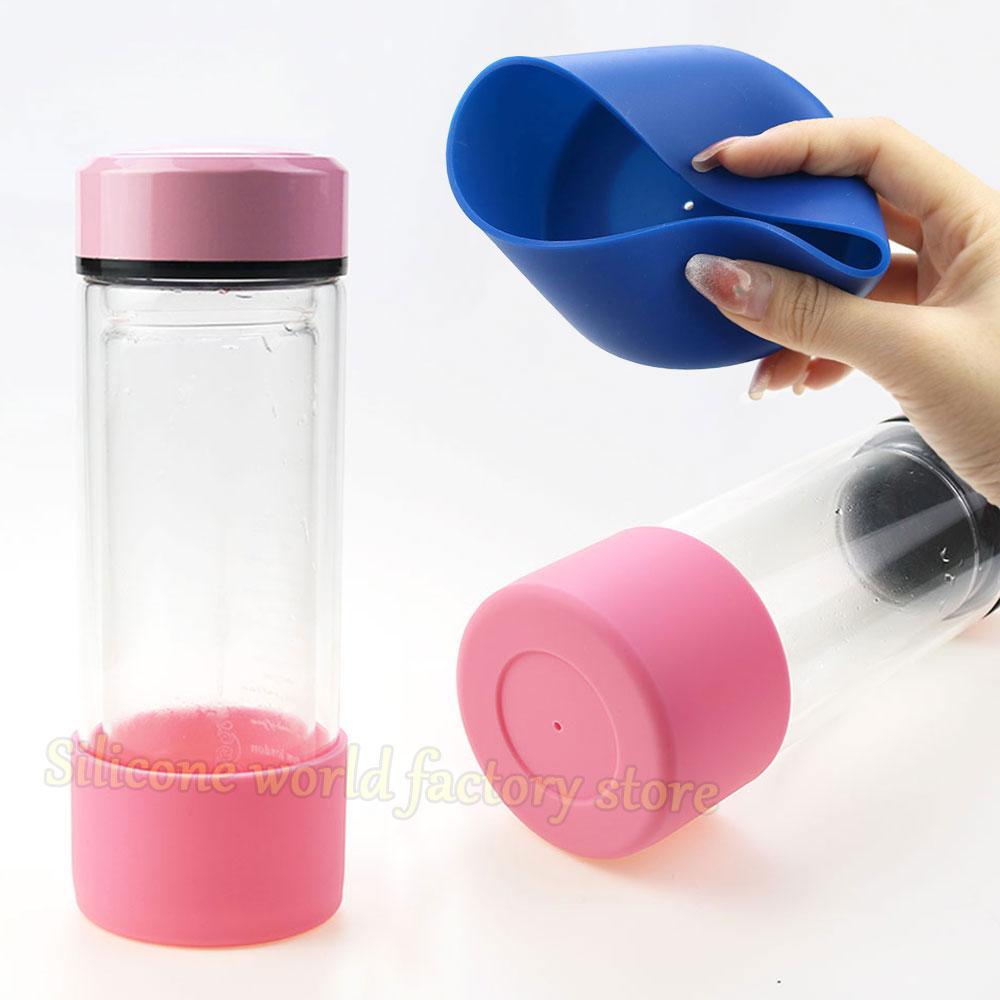 SW 2PCS/Set 7.0CM Silicone Cup Boot Sleeve AntiSlip Cup Bottom Cover 70MM Water Bottle Covers Sheath Insulation Coaster Sleeve