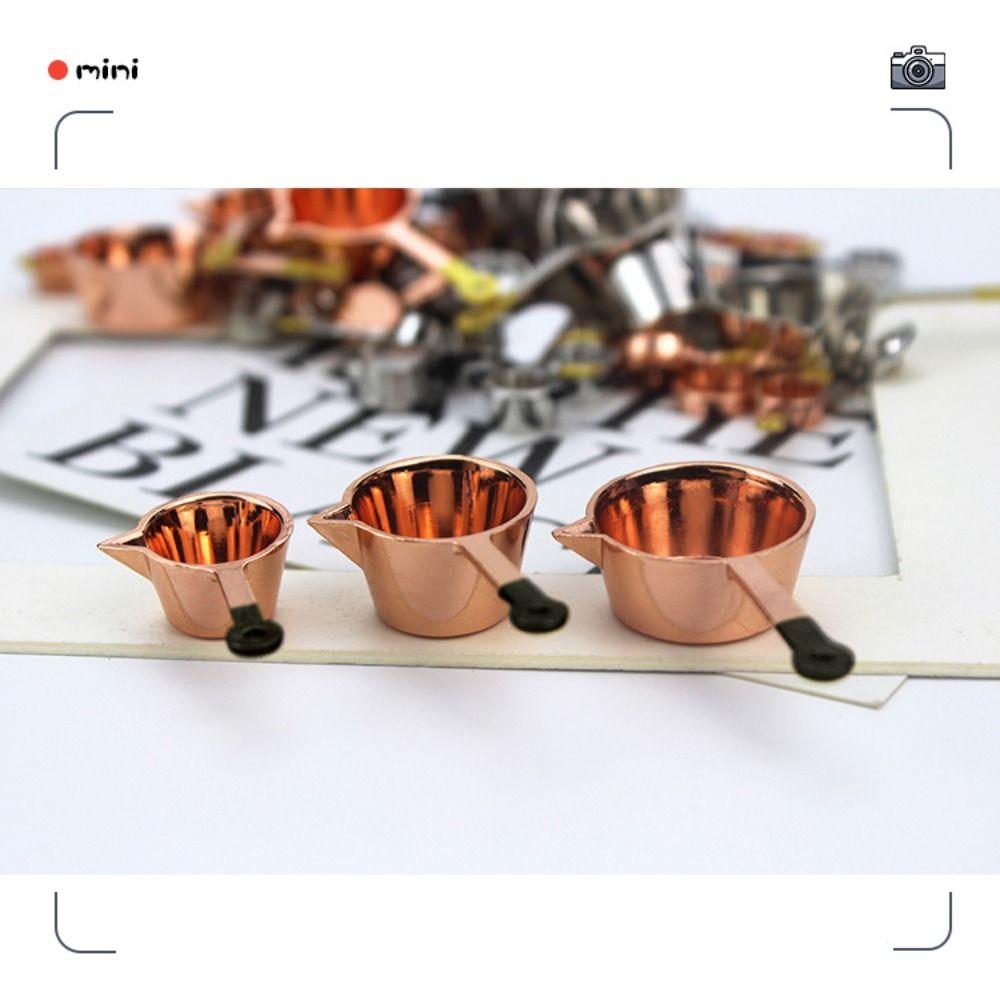 1:12 Scale 1:12 Mini Kitchen Utensils Sets Kettle Mini Kitchen Cooking Kit  Dollhouse Miniatures