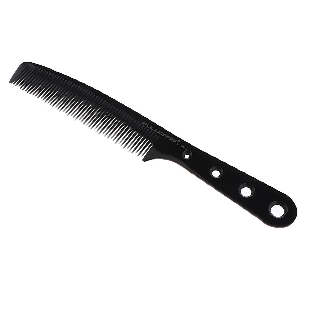 Size Hair Comb Unbreakable Plastic Hairdressing Styling Black, a2060-1