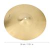 IRIN 12in Durable Brass Cymbal Musical Instrument Accessory for Drum Set
