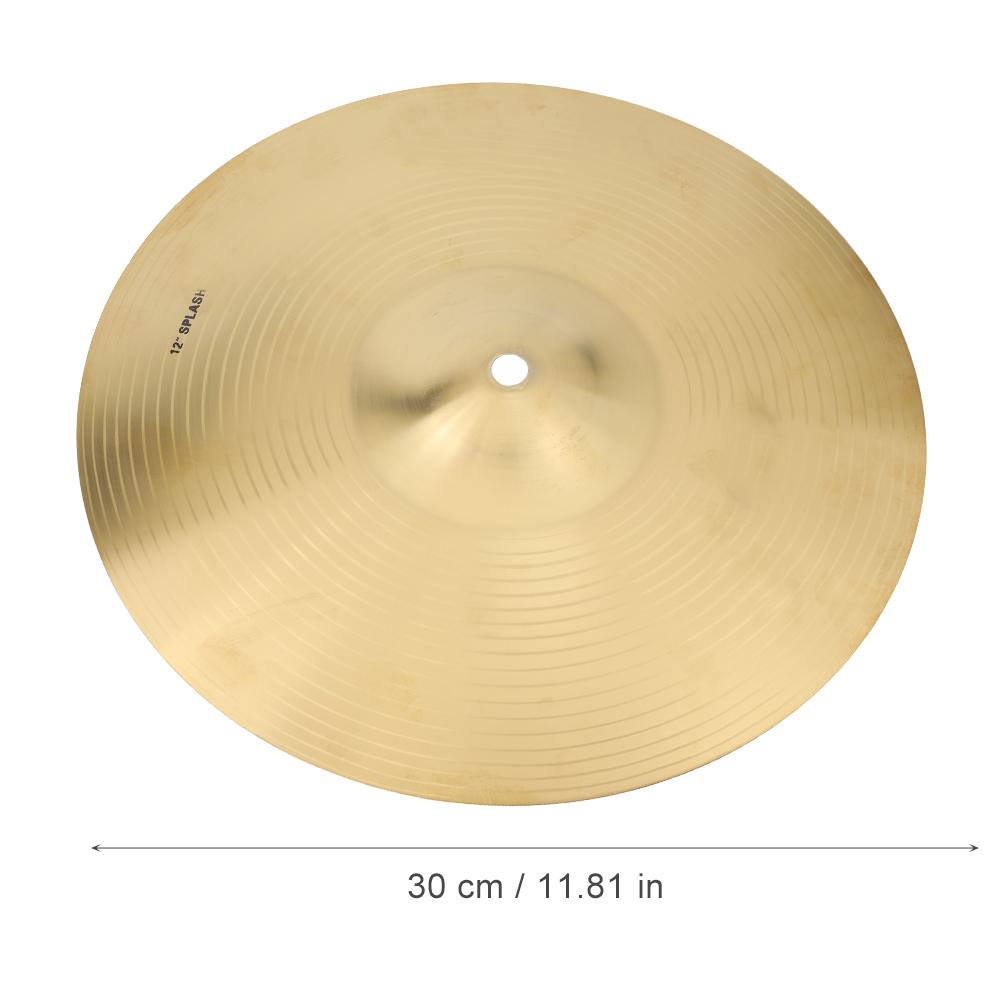 IRIN 12in Durable Brass Cymbal Musical Instrument Accessory for Drum Set