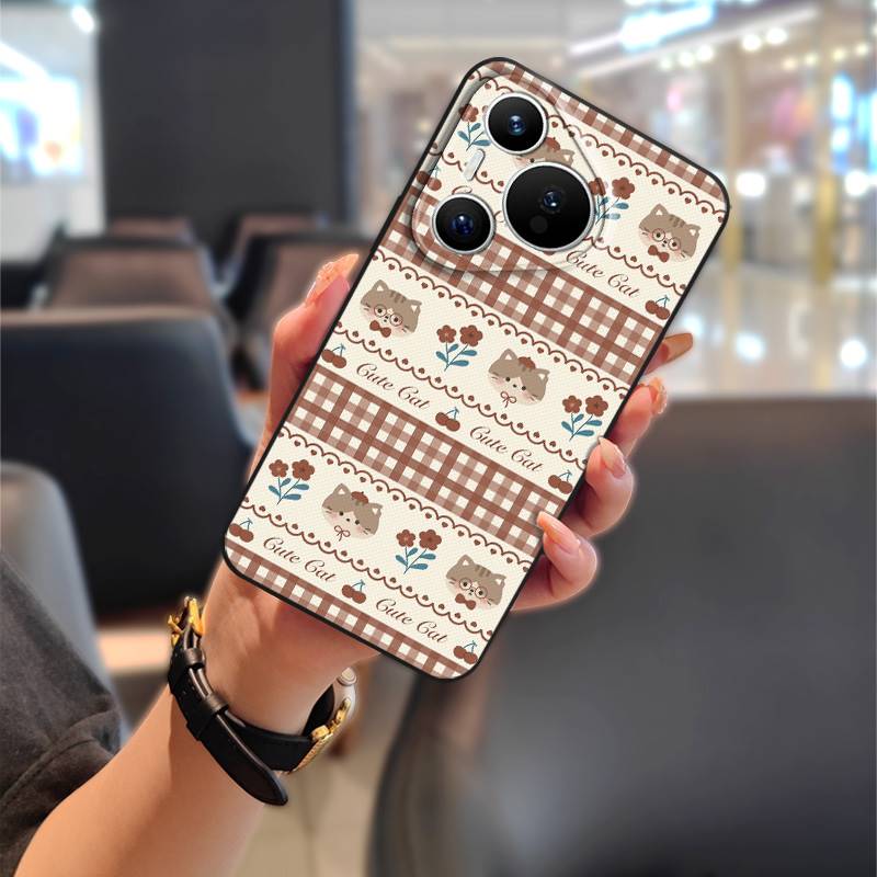 Silicone Soft case Phone Case For Huawei P70 Pro/Pura 70 Pro+ Protective Anti-knock Dirt-resistant Full wrap Cartoon TPU