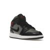 Jordan 1 Mid GS Shadow Black Grey Red 554725-096
