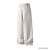 Fashion Zipper Design Trouser Legs Casual Pants Men's Solid Straight Elastic Waist Trousers Simple Boot Cut Daily Pants