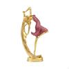 Ballerina Statue for Living Room Decor, Resin Art Piece Shelf