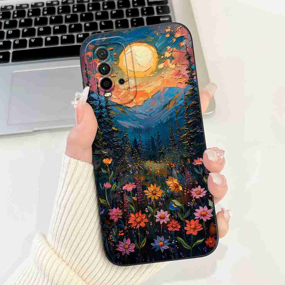 For Xiaomi Redmi 9T 6.53" Case Cute Colorful Butterfly Love Soft Silicone TPU Cover For Redmi 9T Redmi 9 Power Phone Shell Bags