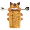 Senko My Neighbor Totoro Smiling Cat Bus Hand 15 x 28 cm using the Cat Bus 91186 Towel, Approx. (when mall), Yellow, Absorbent, Quick-Drying, Design,