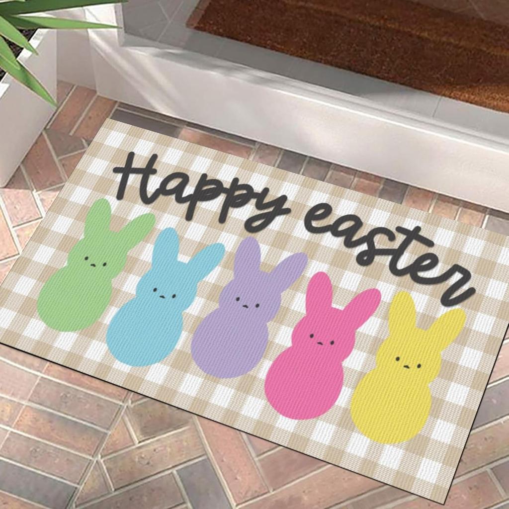 Seasonal Door Mat Set With Christmas Fall And Sunflower Designs Artistic Decor Mat For Entryway For Home Decor