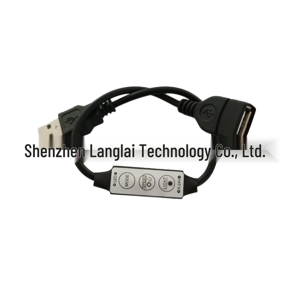 5V-24V USB Mini 3-Key LED Strip Dimmer Controller