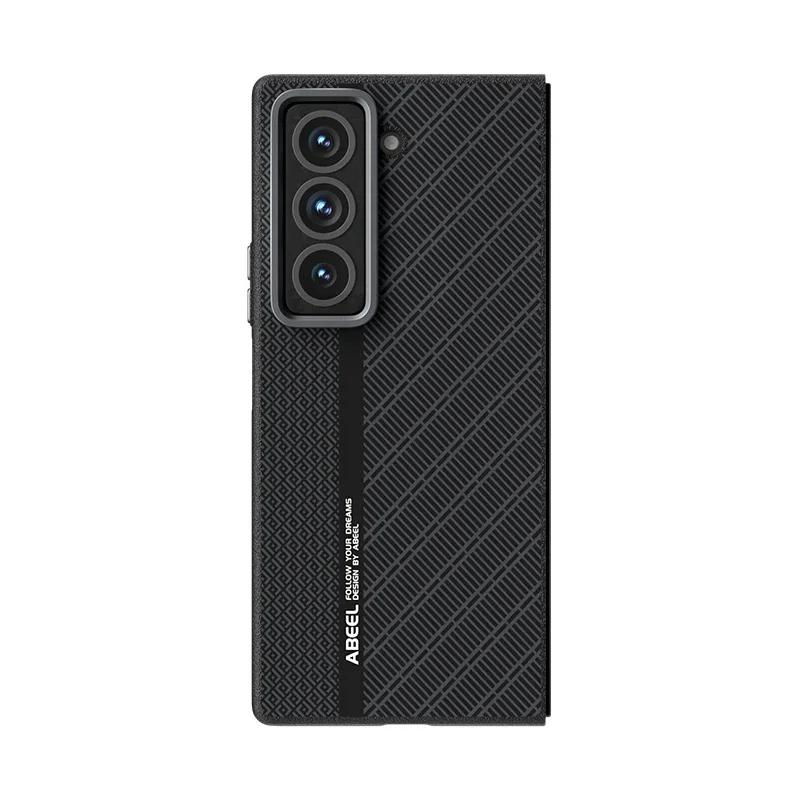 Samsung Galaxy Z Fold 7 6 5 SE for MagSafe Protective PC+TPU Back Cover Luxury Carbon Fiber Magnetic Wireless Charge Case