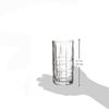 Whiskey Highball Glasses, 16oz Tumblers, Set of 4 Premium Drinking Glasses for Cocktails, Durable Clear Design