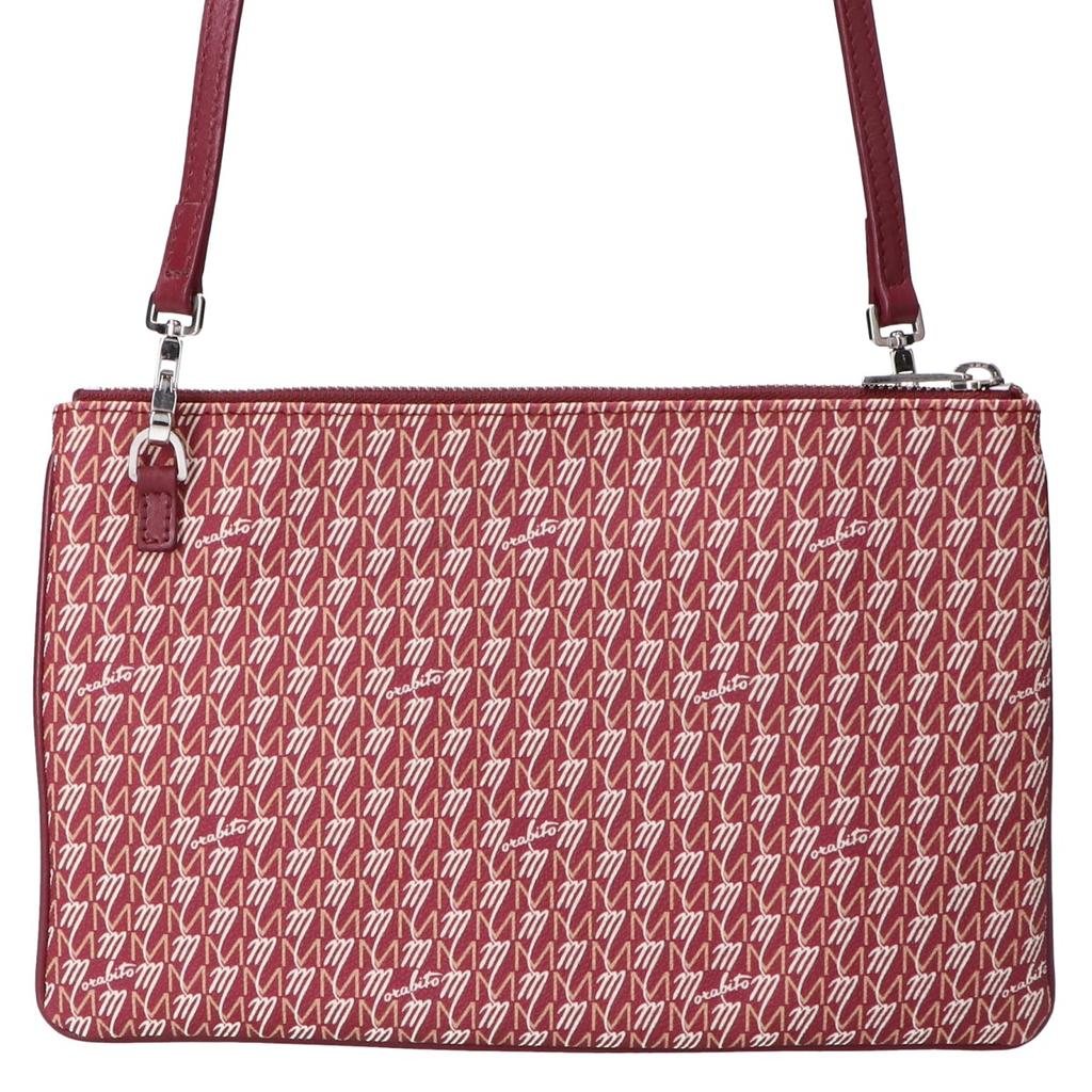 Morabito Autograph Sacoche/ Shoulder Bag RedUsed