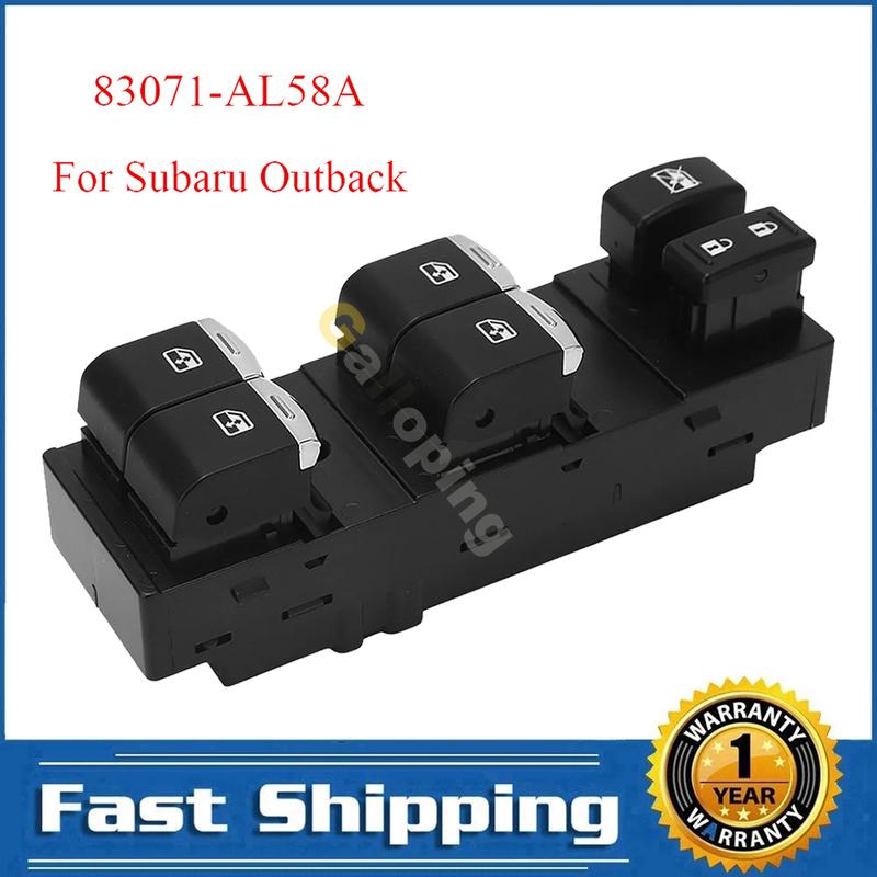For Subaru Outback 2013 2014 2015 Front Left Electric Power Master Window Lifter Switch Control Regulator Button 83071-AL58A