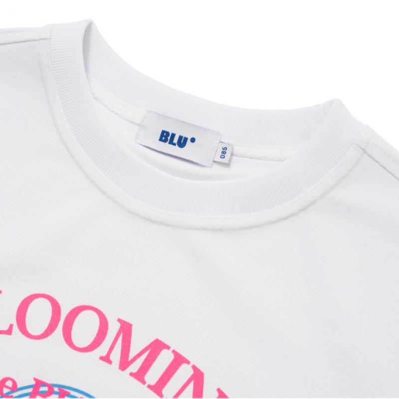 Blu Dot Camiseta Gola Redonda Fita PoinT Wh