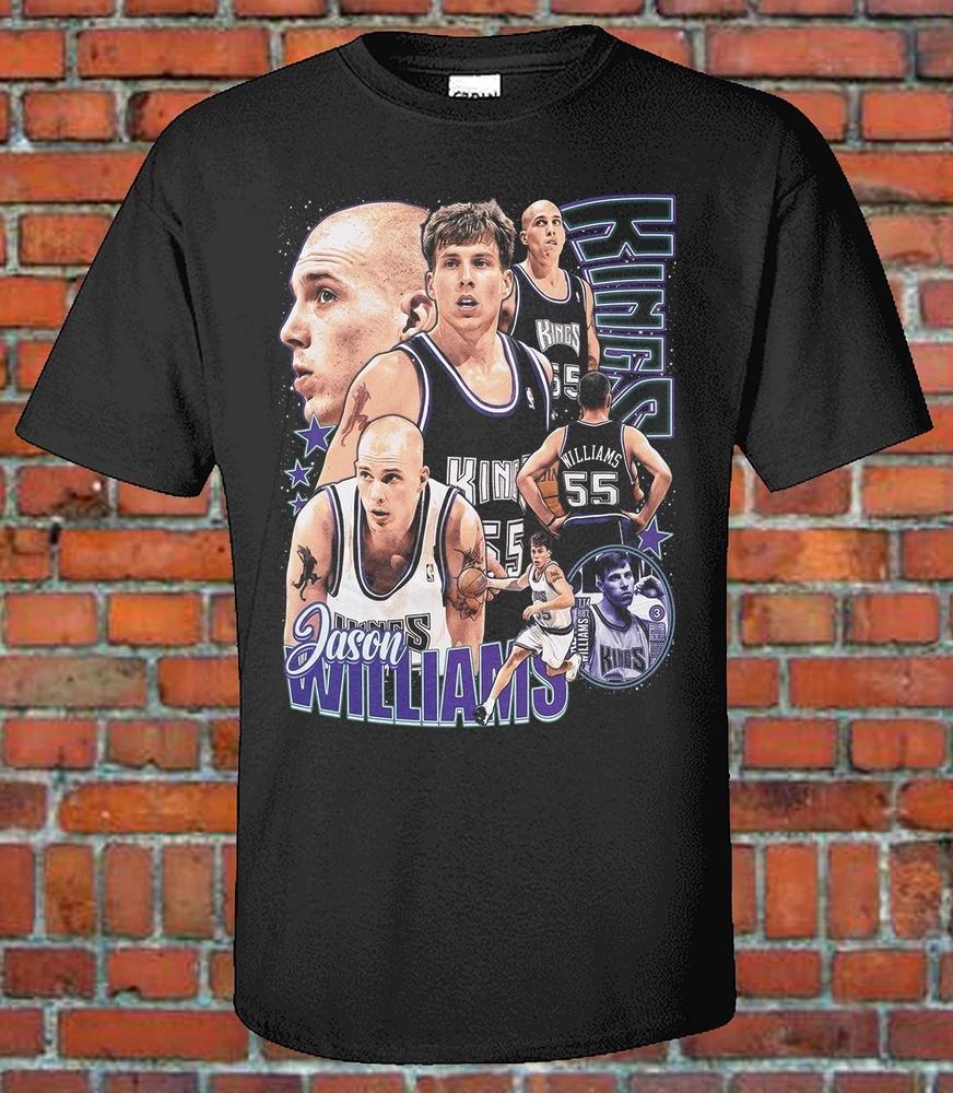 Jason W White Choc Retro TShirt 90s Style Basketball Shirt S