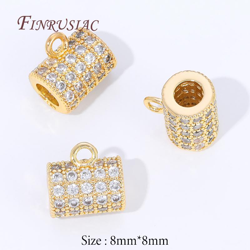 2 Pcs 18K Gold Plated Bails For Pendants,Bale Pendant Holder For Jewelry Accessories,Bead Separator,Jewelry Bail,Necklace Bails