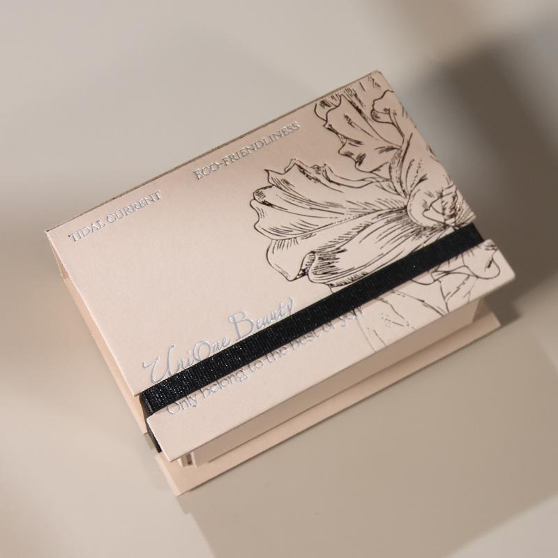 Necklace Storage Box Premium Flip Cover Jewelry Box Book Shaped Organizer Versatile Jewelry Packaging Box For Jewelry Gift