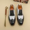 Fashion Fashion Men Dress Shoes Formal Business Dating Party Oxford Shoes Brand Leather British Style Lace-up Comfortable Pointed Shoes