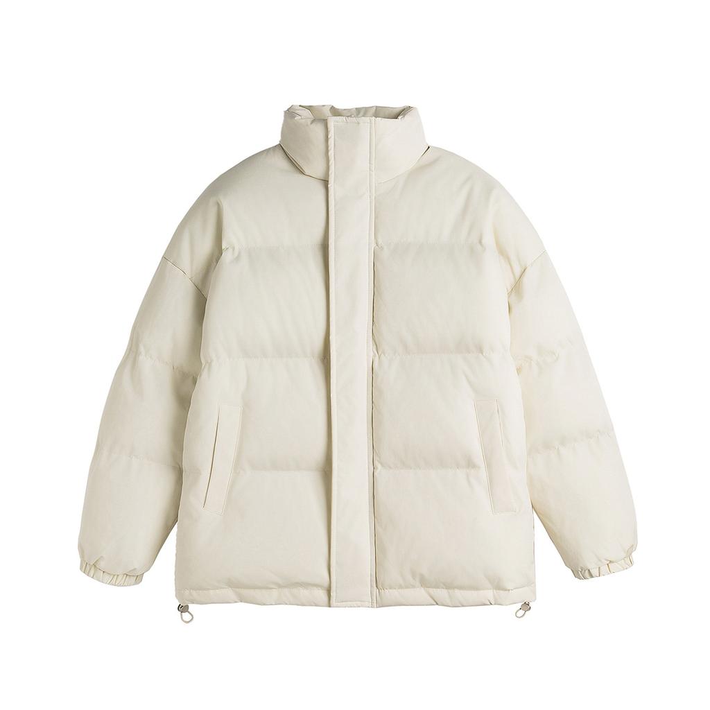 New Men's and Women's Same Solid-color Loose Large-size Cotton-padded Clothes, Solid-color Winter Warm Cotton-padded Clothes