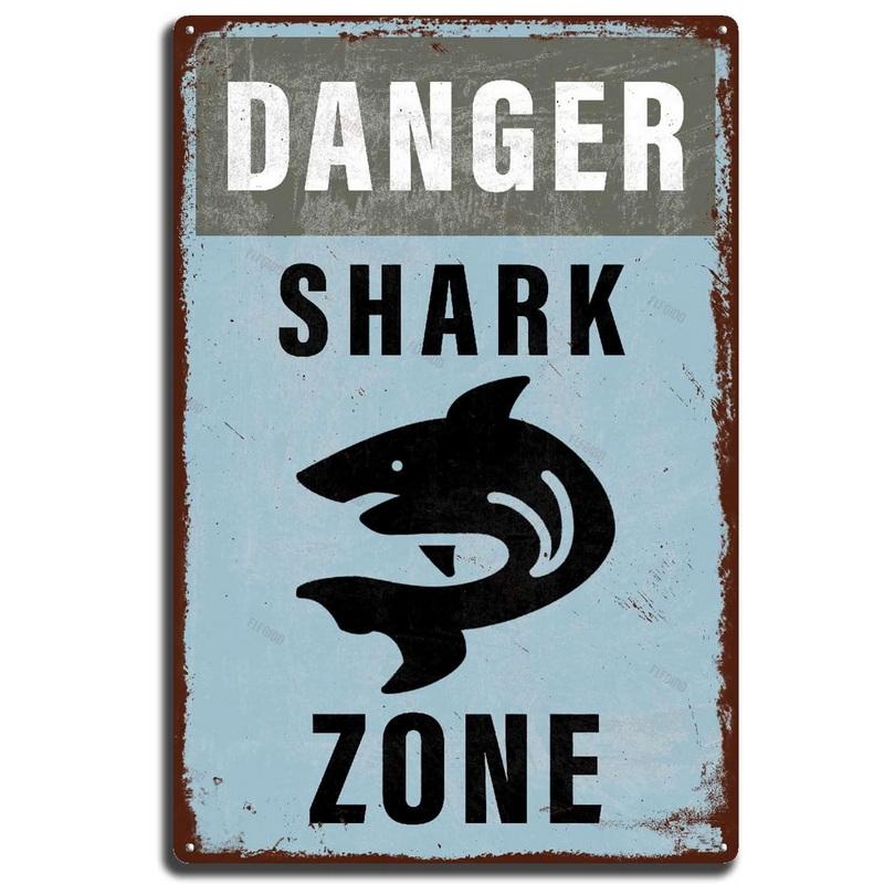 Vintage Warning Metal Tin Signs Danger Do Not Enter Wall Decor for Garage Garden Restaurant Bars Cafe Clubs Retro Posters Plaque