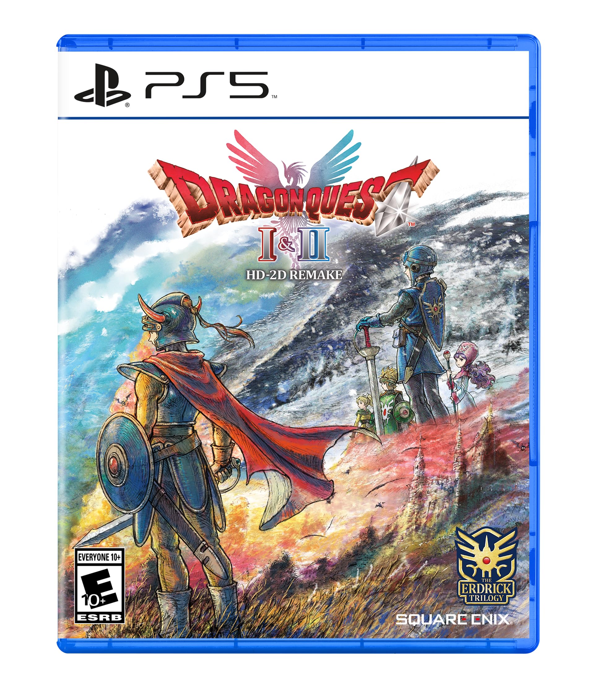 

Dragon Quest I II Remake North PS5 & HD-2D (Import America) - синий
