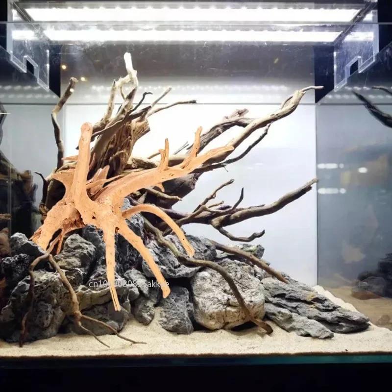 S/M/L Fish Tank Sunken Wood Decoration Driftwood for Aquarium Reptile Snake Spiders Bark Animal Craft Animals Adornments Tree