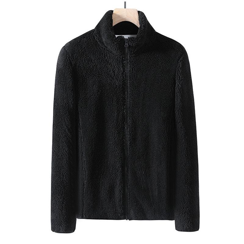 

Winter Outdoor Men s and Women s Double-Sided Thick Fleece Jacket - Couple Style Coral Fleece Coat 4XL