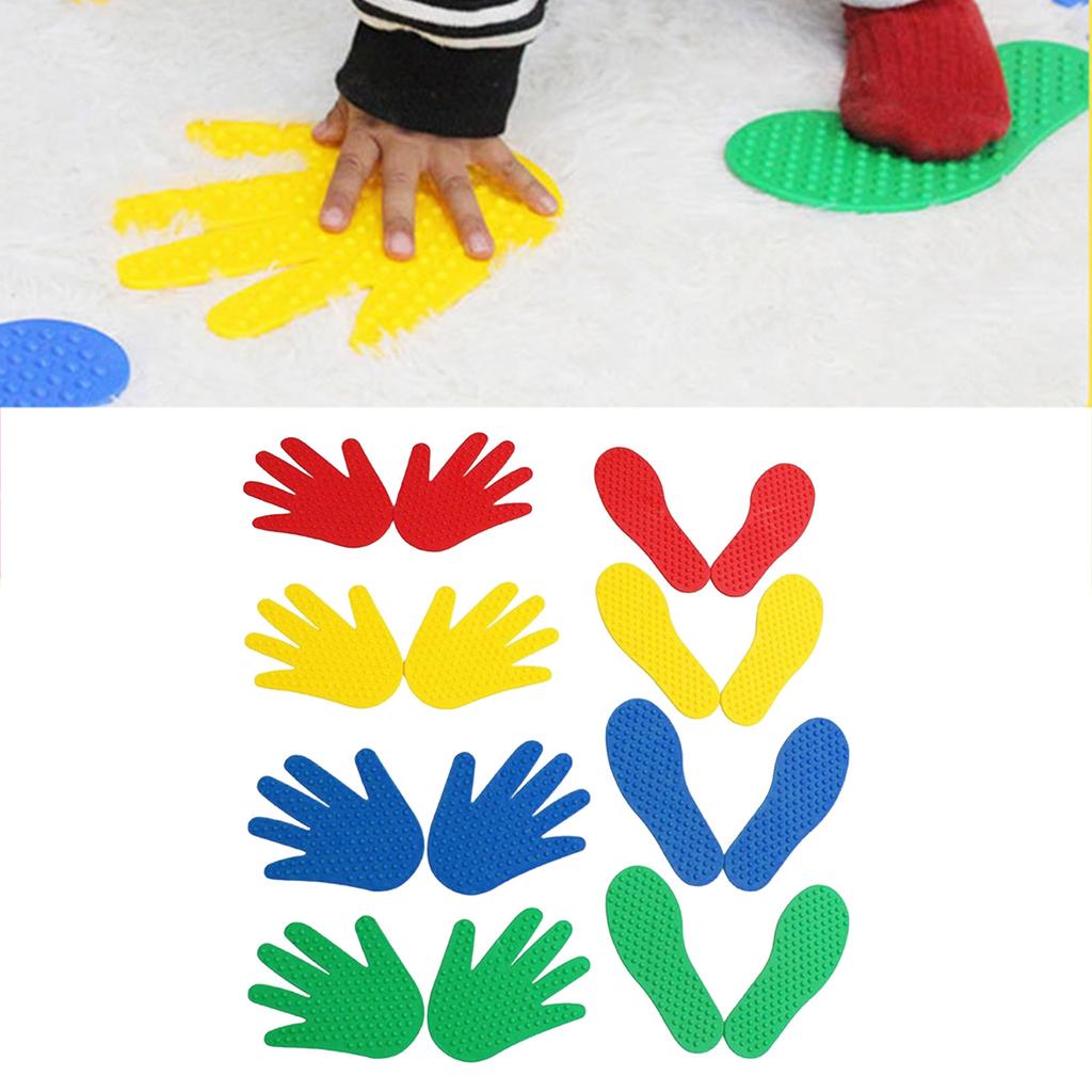 Fun Hand and Feet Sensory Training Supplies for Kids Pose Limb Positioning Colorful Hand/ Feet Sensory Training Tools