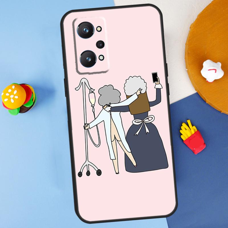 Nurse Doctor Dentist For Realme 14 13 12 10 11 Pro Plus GT 6 6T 5 GT7 Pro C55 C51 C21Y C25S C67 C75 C53 C61 Case