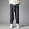 Shirt Less Clothing Summer Pants Men's High Street Tide Brand Design Sense Niche Nine-point Pants Tied Feet Casual Trousers