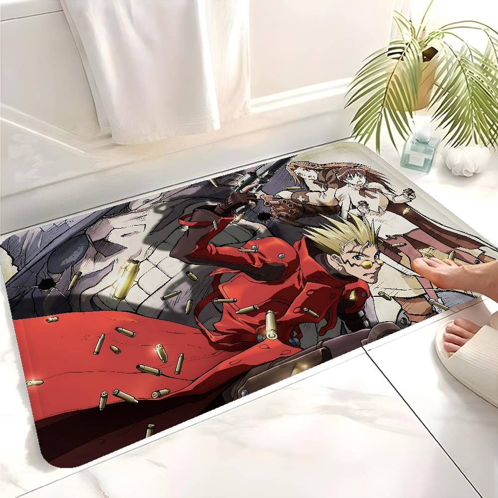 Anime Trigun Stampede Floor Mat Retro Multiple Choice Living Room Kitchen Rug Non-Slip Modern Home Decor