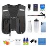 Running Water Bottle Storage Vest Lightweight Running Vest Reflective Hydration Water Chest Pack With Phone Holder 1Pc