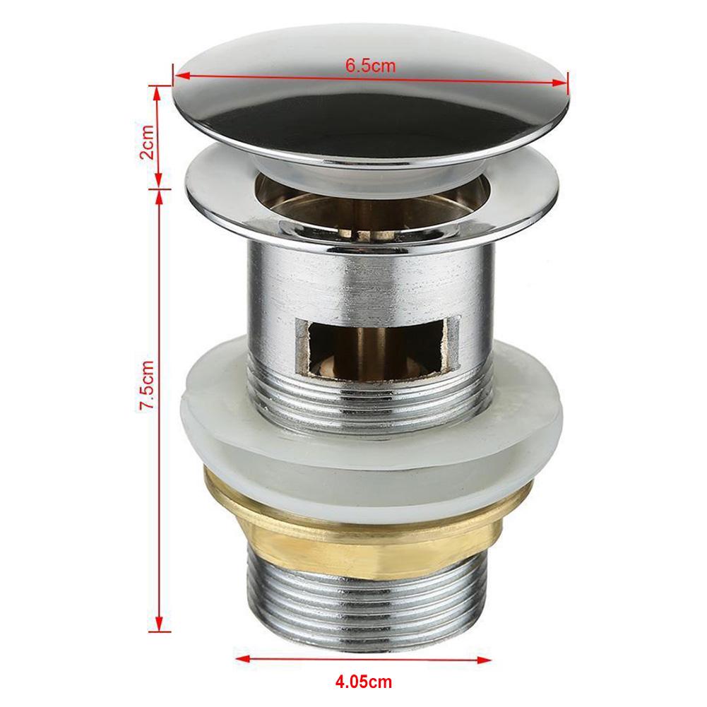 Zinc Alloy Sink Drain Stopper with Overflow Hole