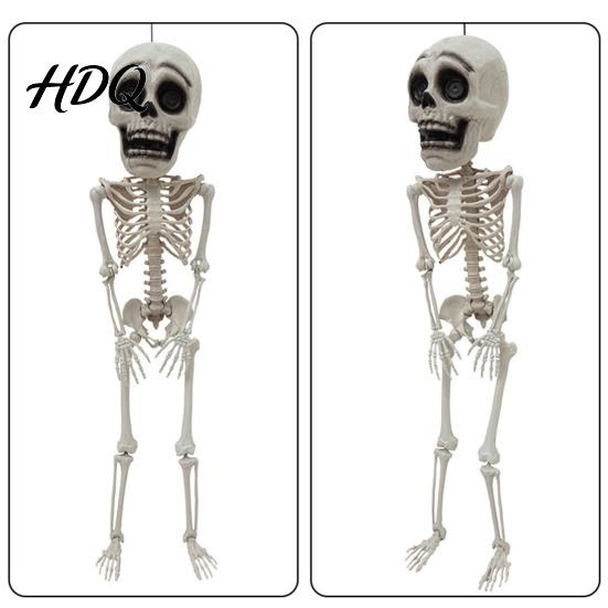 Movable Joint Skeleton for Party Halloween Posable Decoration 41 Inch Full Body Hanging Human with Indoor Outdoor Ornaments Joints Yard Garden Porch