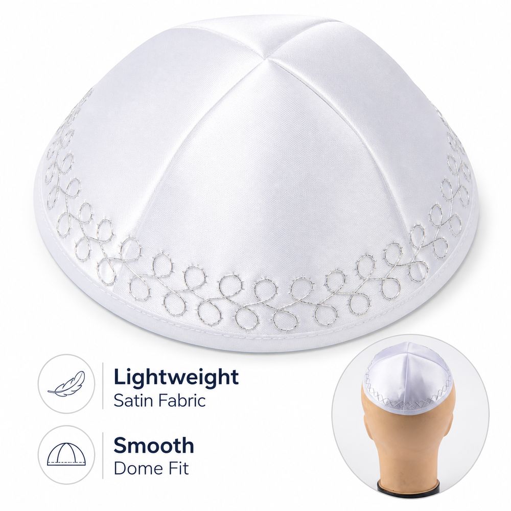 Round Dome Kippah Cap Smooth Surface Head Cover Durable Yarmulke Prayer Occasion